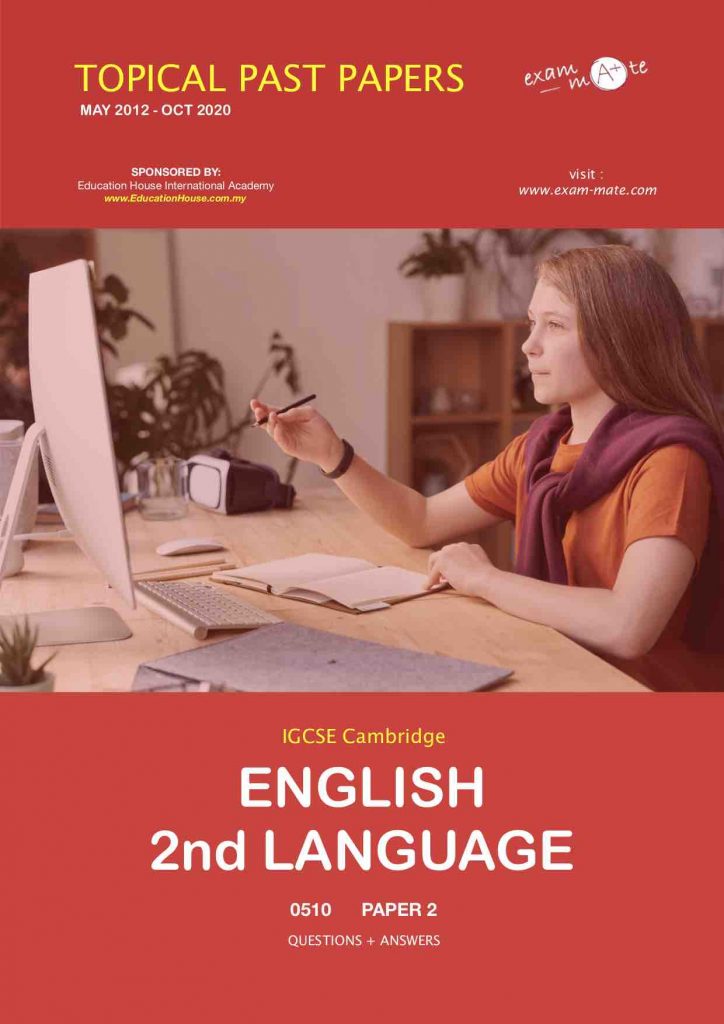 Igcse English Second Language Worksheets